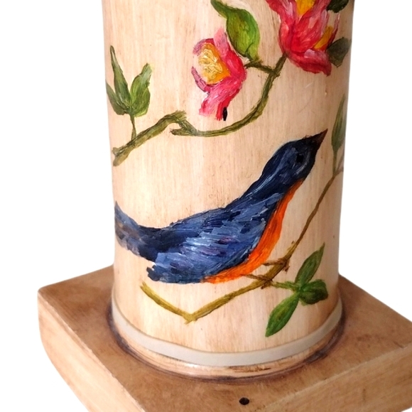 🤪 Bohemian Hand Painted Pencil Holder - Picture 3 of 3